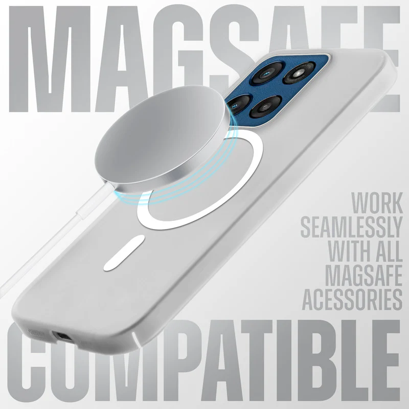 Frosted Slim Wireless Charging Support Case For Motorola Edge 60 Stylus 5G - Image 3