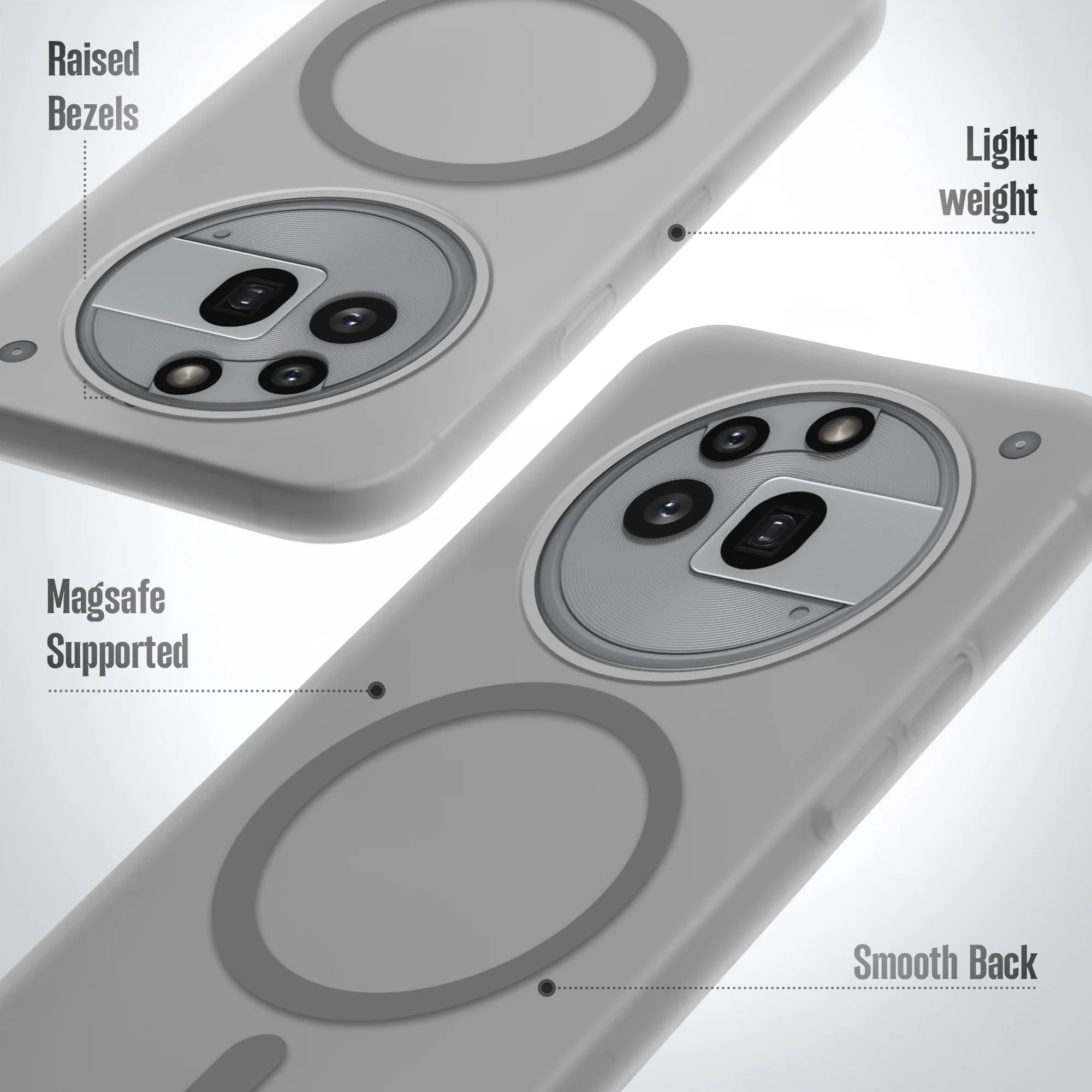 Frosted Slim Wireless Charging Support Case For Nothing Phone 3A Pro 5G - Image 22