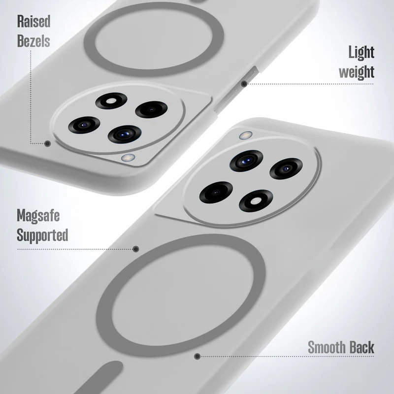 Frosted Slim Wireless Charging Support Case For OnePlus 12R 5G - Image 16