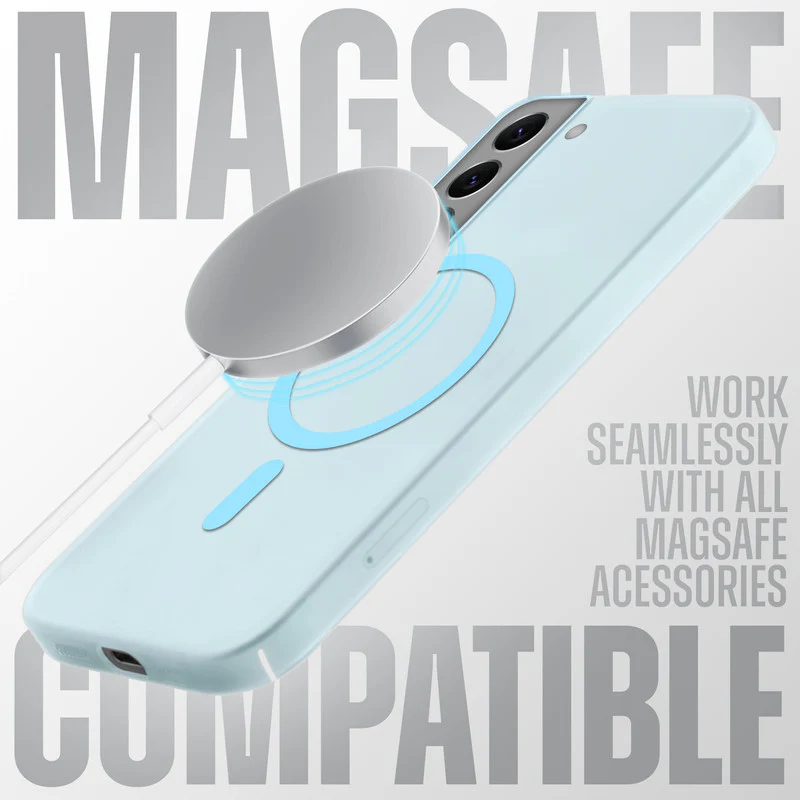 Frosted Slim Wireless Charging Support Case For Samsung S22 5G - Image 15