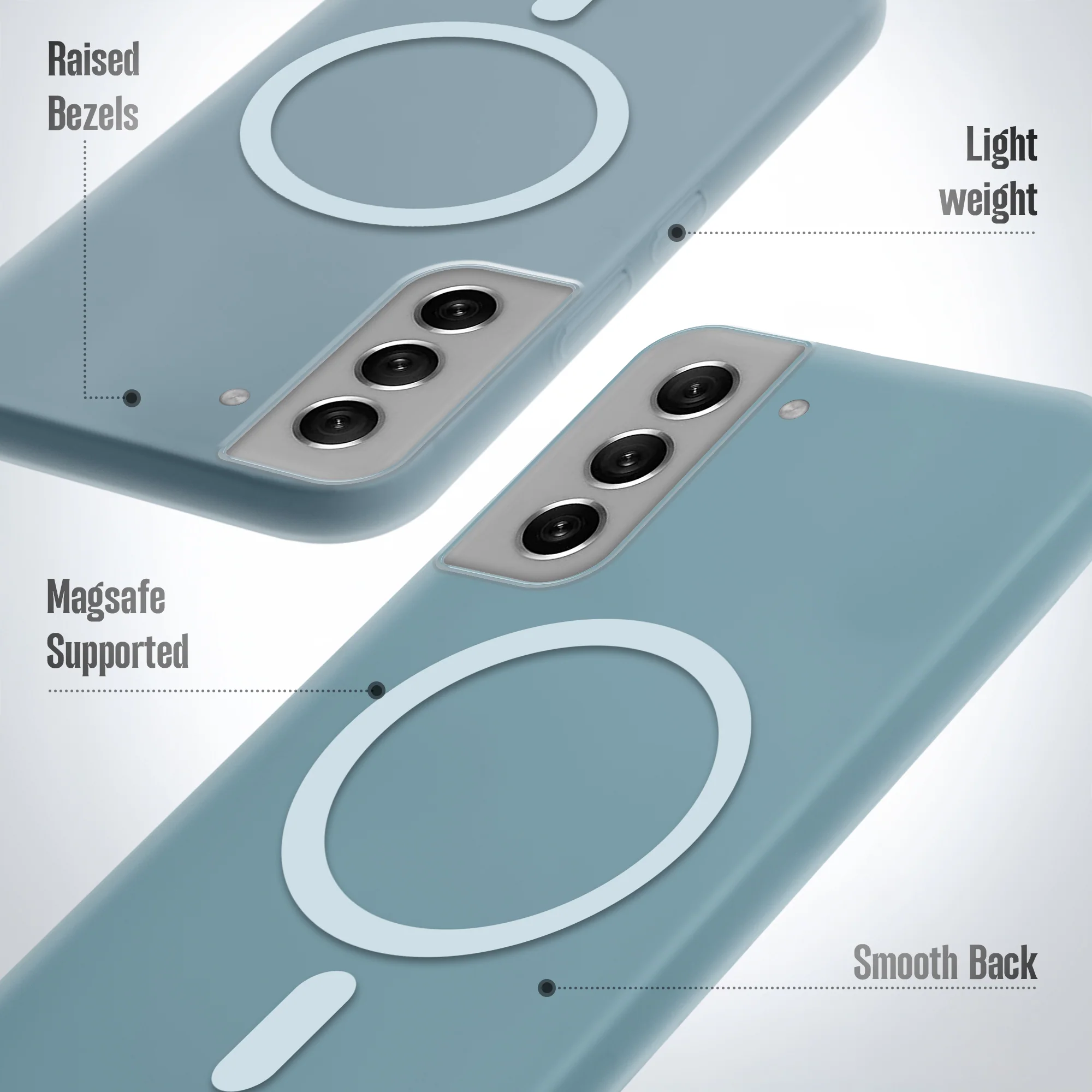 Frosted Slim Wireless Charging Support Case For Samsung S22 5G - Image 28