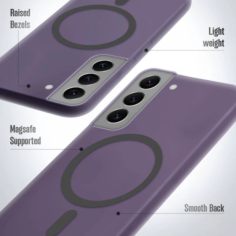 Frosted Slim Wireless Charging Support Case For Samsung S22 5G - Image 34