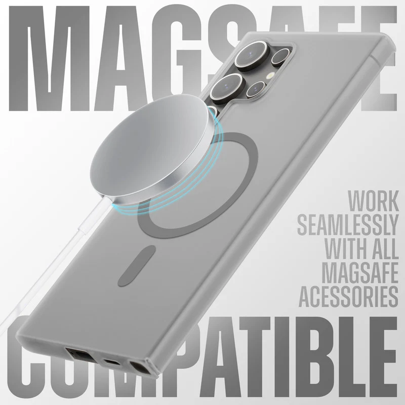 Slim Matte Wireless Charging Support Back Cover for Samsung S22 Ultra 5G - Image 15
