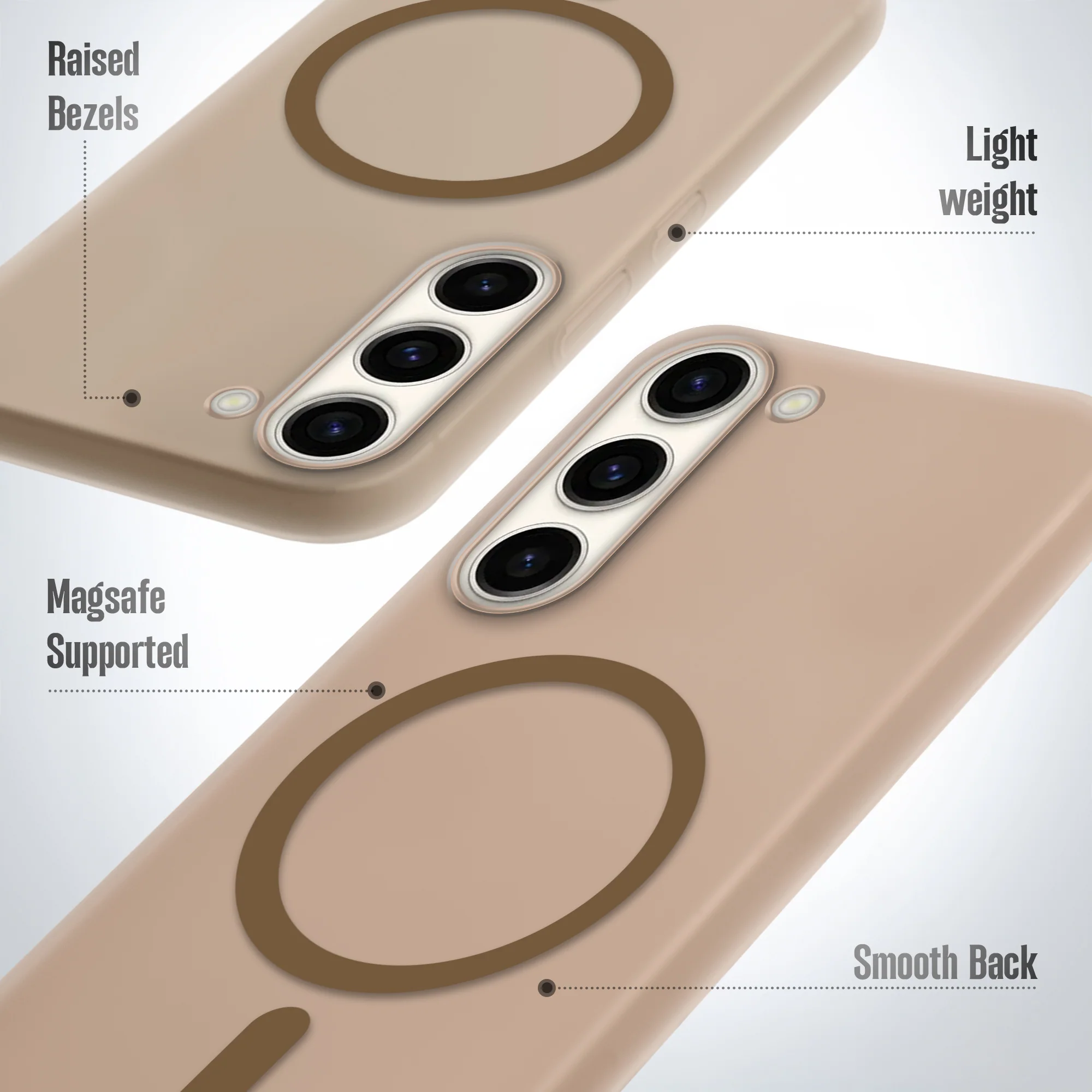 Frosted Slim Wireless Charging Support Case For Samsung S23 5G - Image 46