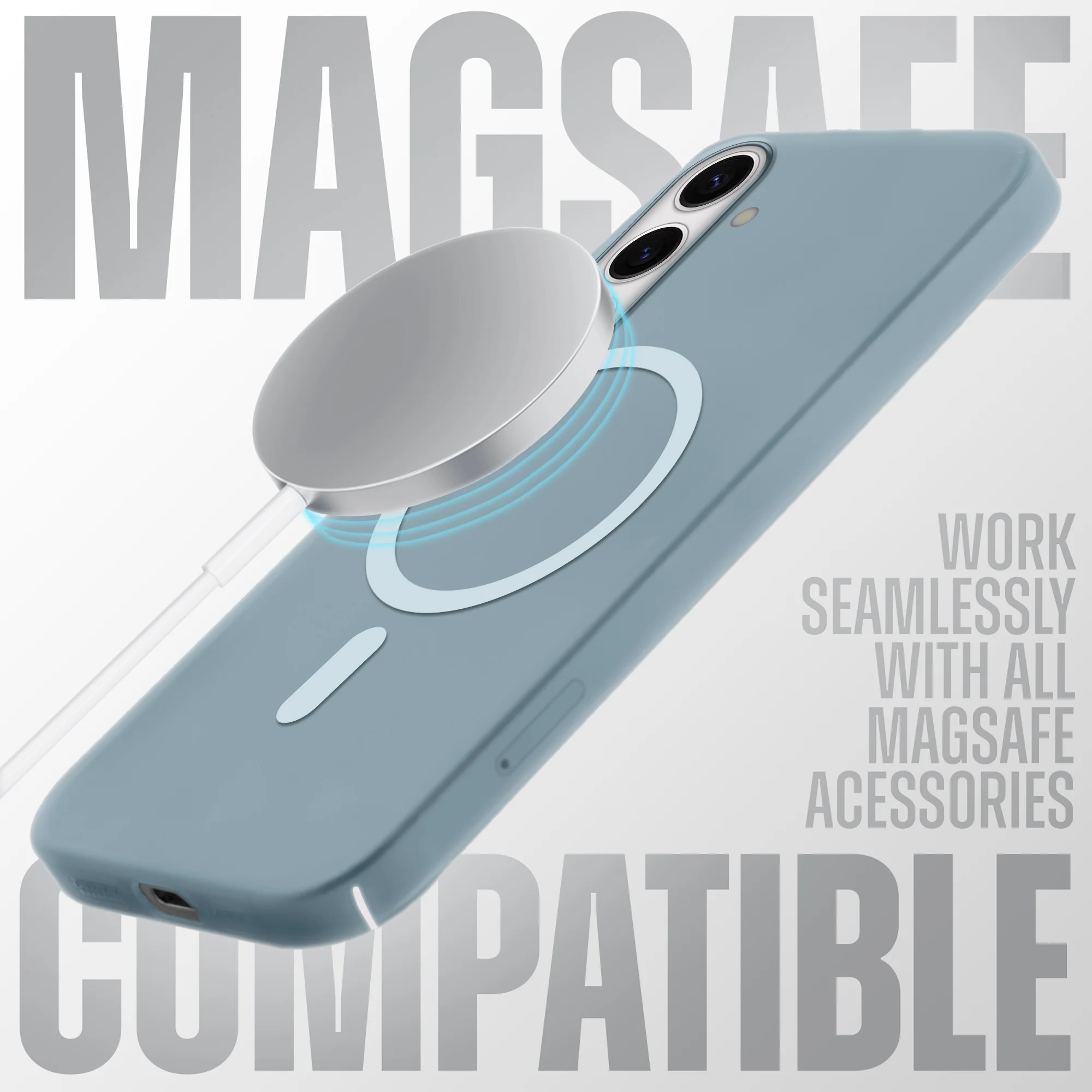 Frosted Slim Wireless Charging Support Case For Samsung S24 5G - Image 39