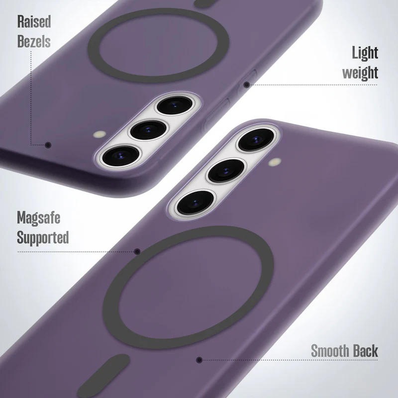 Frosted Slim Wireless Charging Support Case For Samsung S25 5G - Image 10