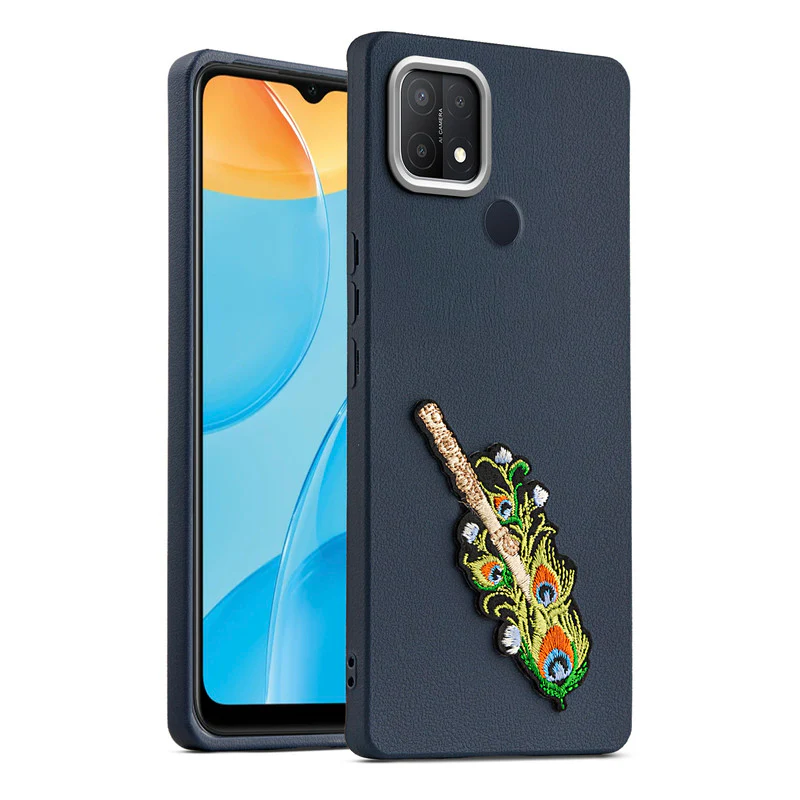 Divine Embroidered Back Case for Oppo A15 - Image 7