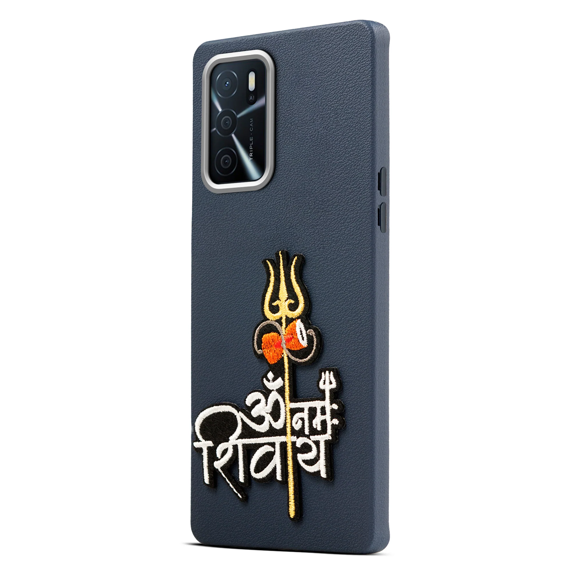 Divine Embroidered Back Case for Oppo A16 - Image 10