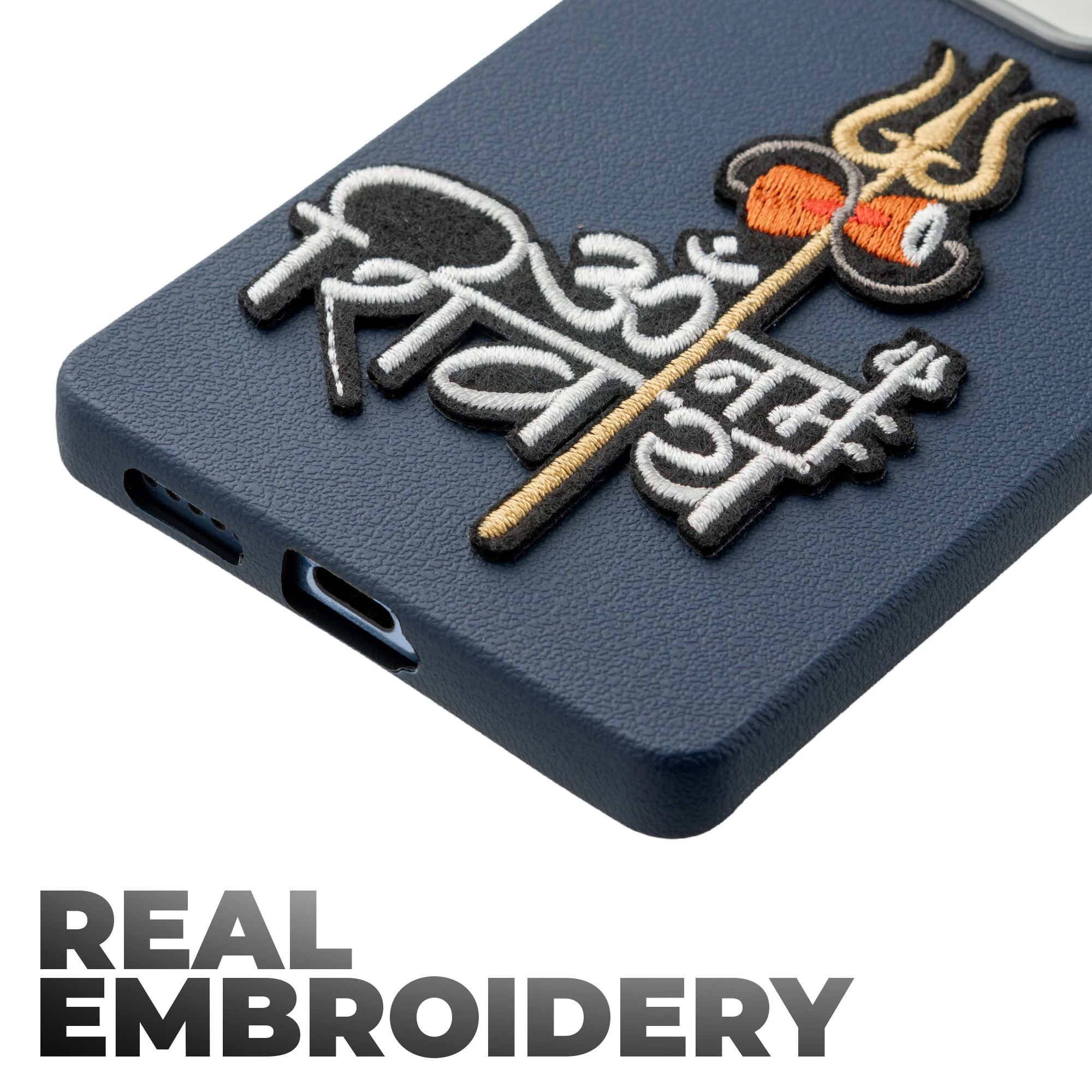 Divine Embroidered Back Case for Oppo A16 - Image 12