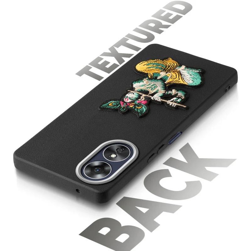 Divine Embroidered Back Case for Oppo A17 - Image 11