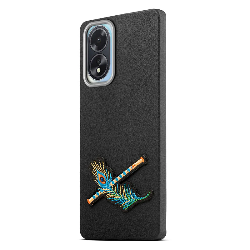 Divine Embroidered Back Case for Oppo A18 - Image 4
