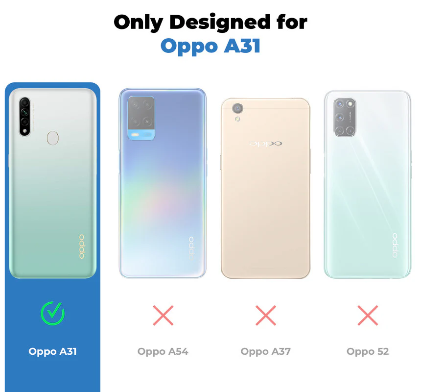 Divine Embroidered Back Case for Oppo A31 - Image 2