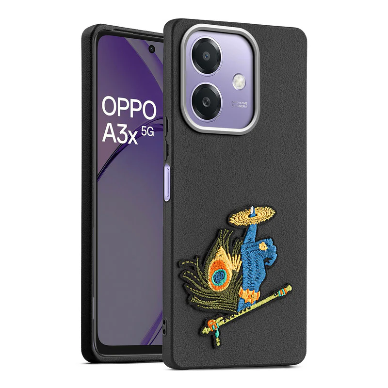Divine Embroidered Back Case for Oppo A3x 5G - Image 7