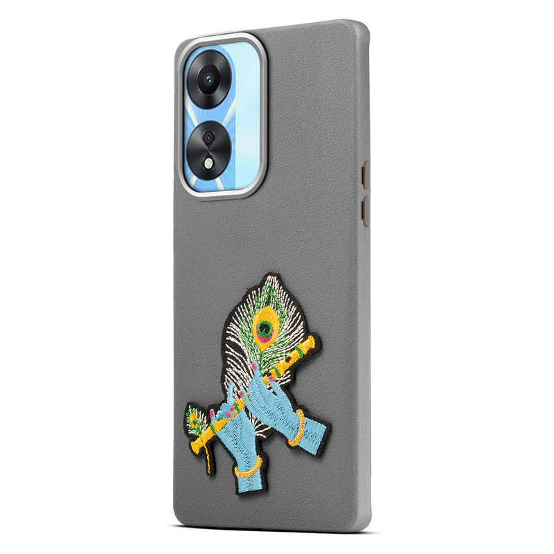 Divine Embroidered Back Case for Oppo A78 5G - Image 16