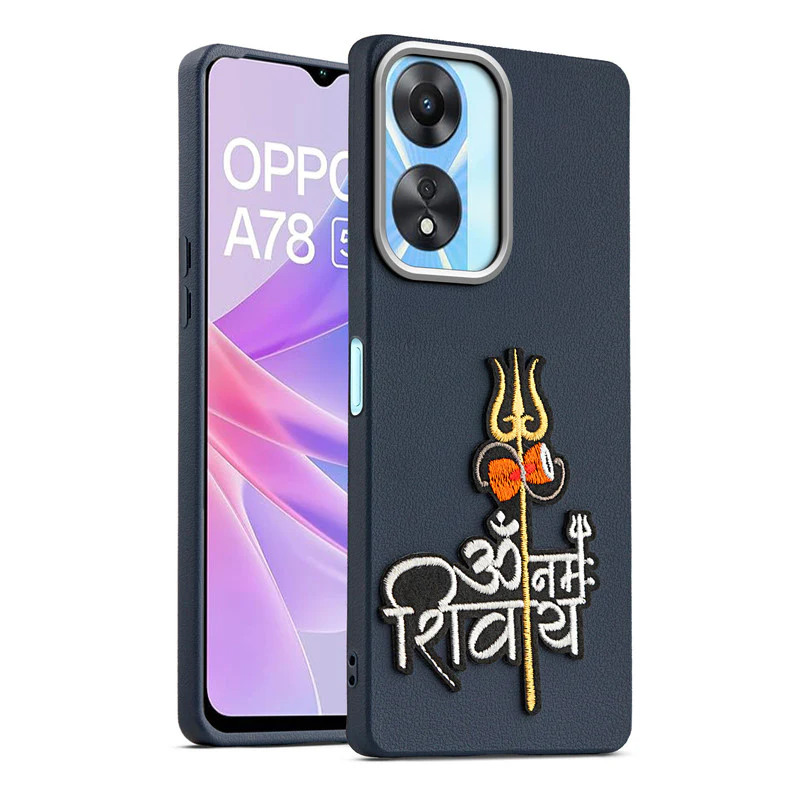 Divine Embroidered Back Case for Oppo A78 5G - Image 19