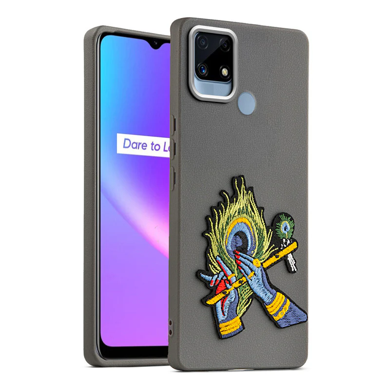 Divine Embroidered Back Case for Realme C25 - Image 13