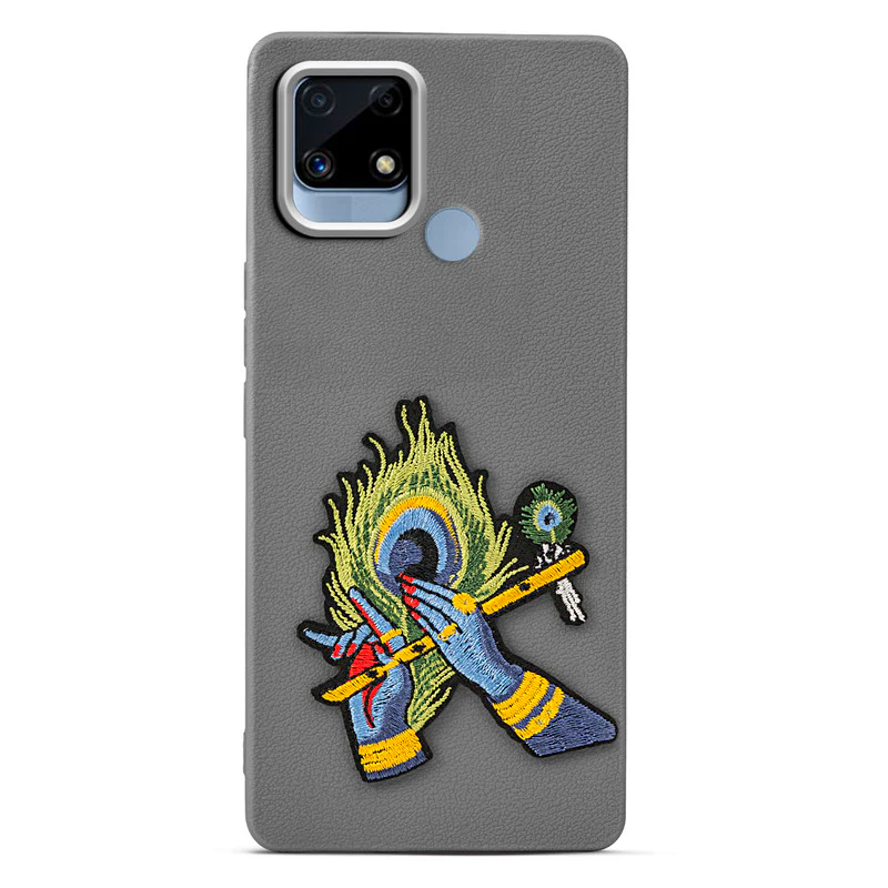Divine Embroidered Back Case for Realme C25 - Image 15