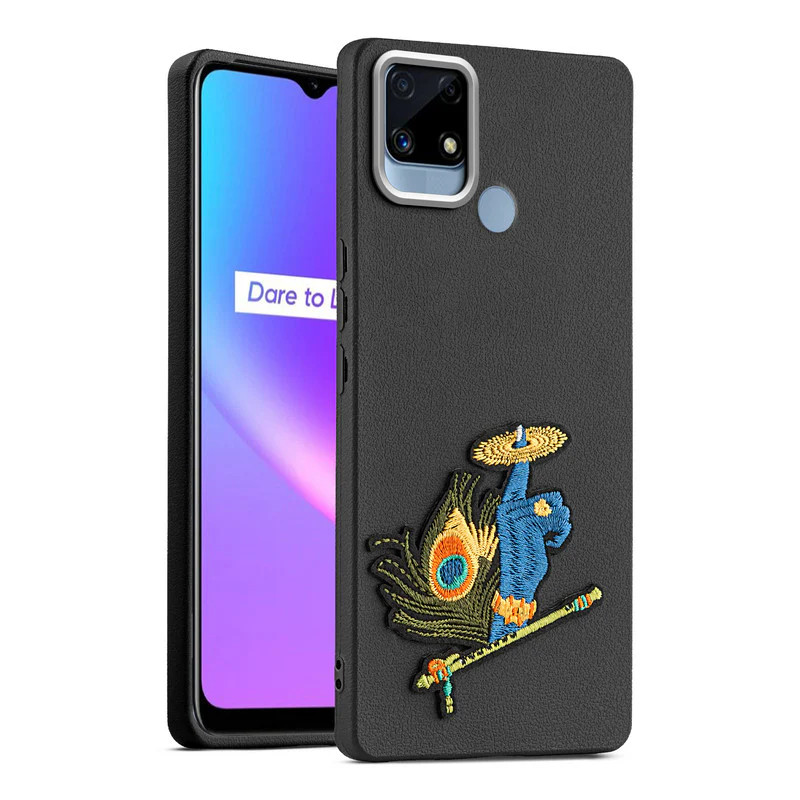 Divine Embroidered Back Case for Realme C25 - Image 25