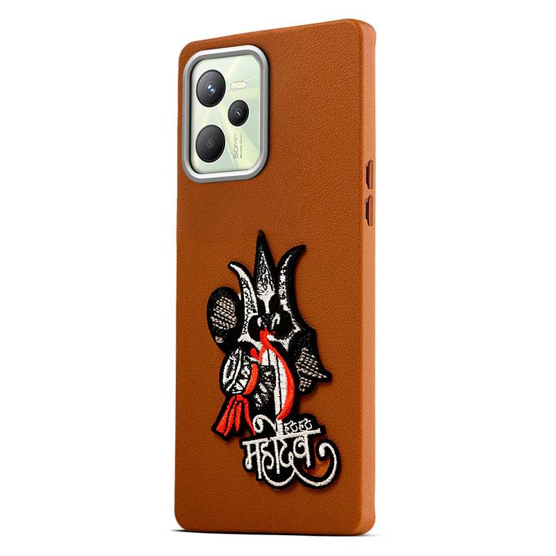 Divine Embroidered Back Case for Realme C35 - Image 52