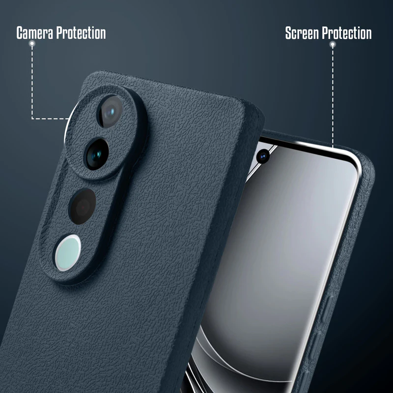 Sleek Textured Silicone Case for Vivo V40 Pro 5G - Image 12