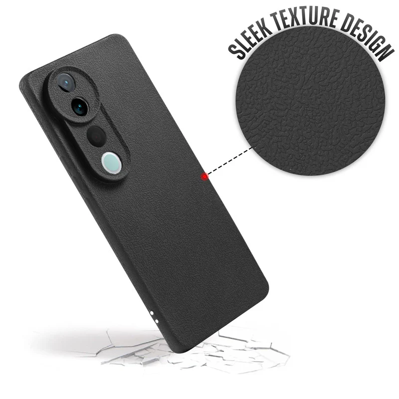 Sleek Textured Silicone Case for Vivo V40 Pro 5G - Image 4