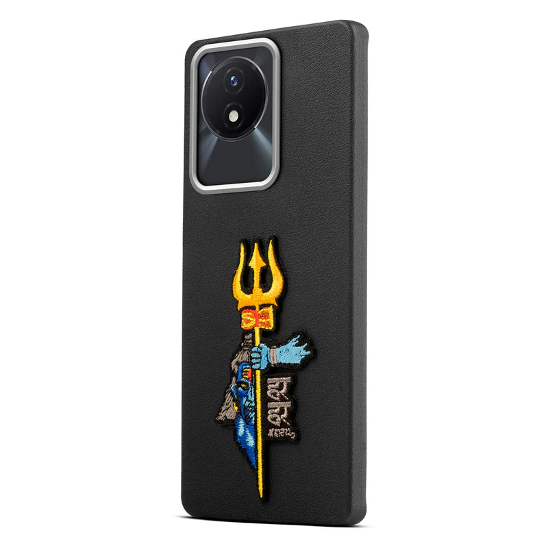 Divine Embroidered Back Case for Vivo Y02 - Image 10