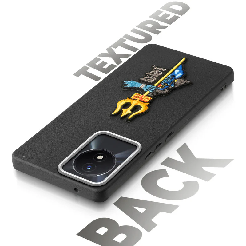Divine Embroidered Back Case for Vivo Y02 - Image 11
