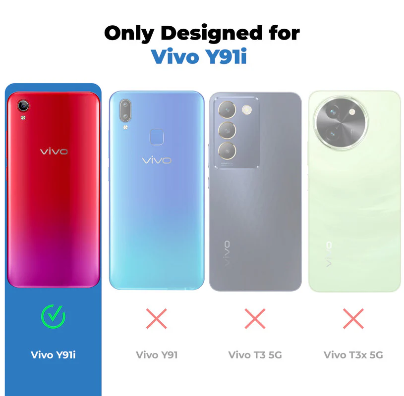 Divine Embroidered Back Case for Vivo Y91i - Image 2