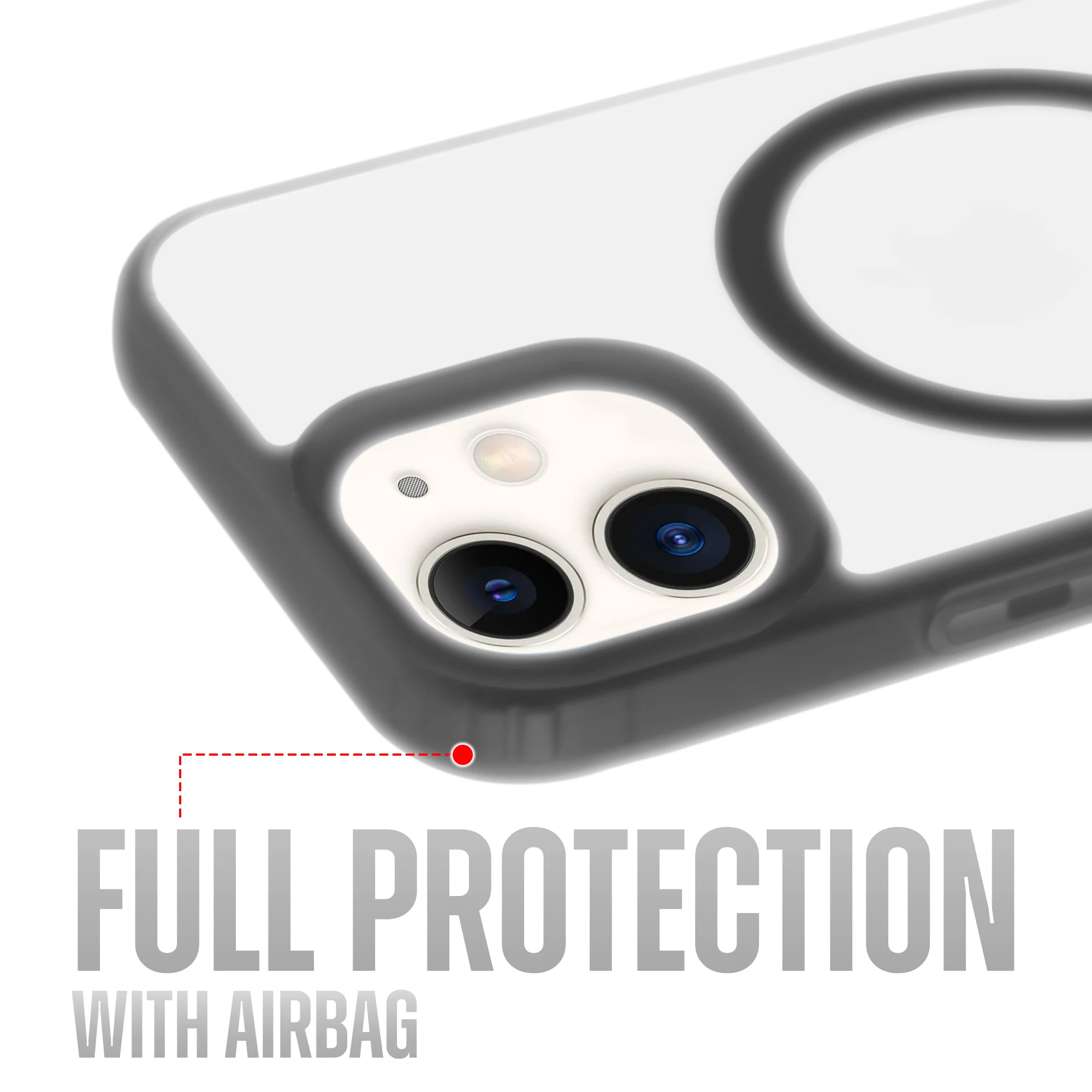 Slim Matte Finish Back With Wireless Charging Support-Compatible Cover for Apple iPhone 12 - Image 5