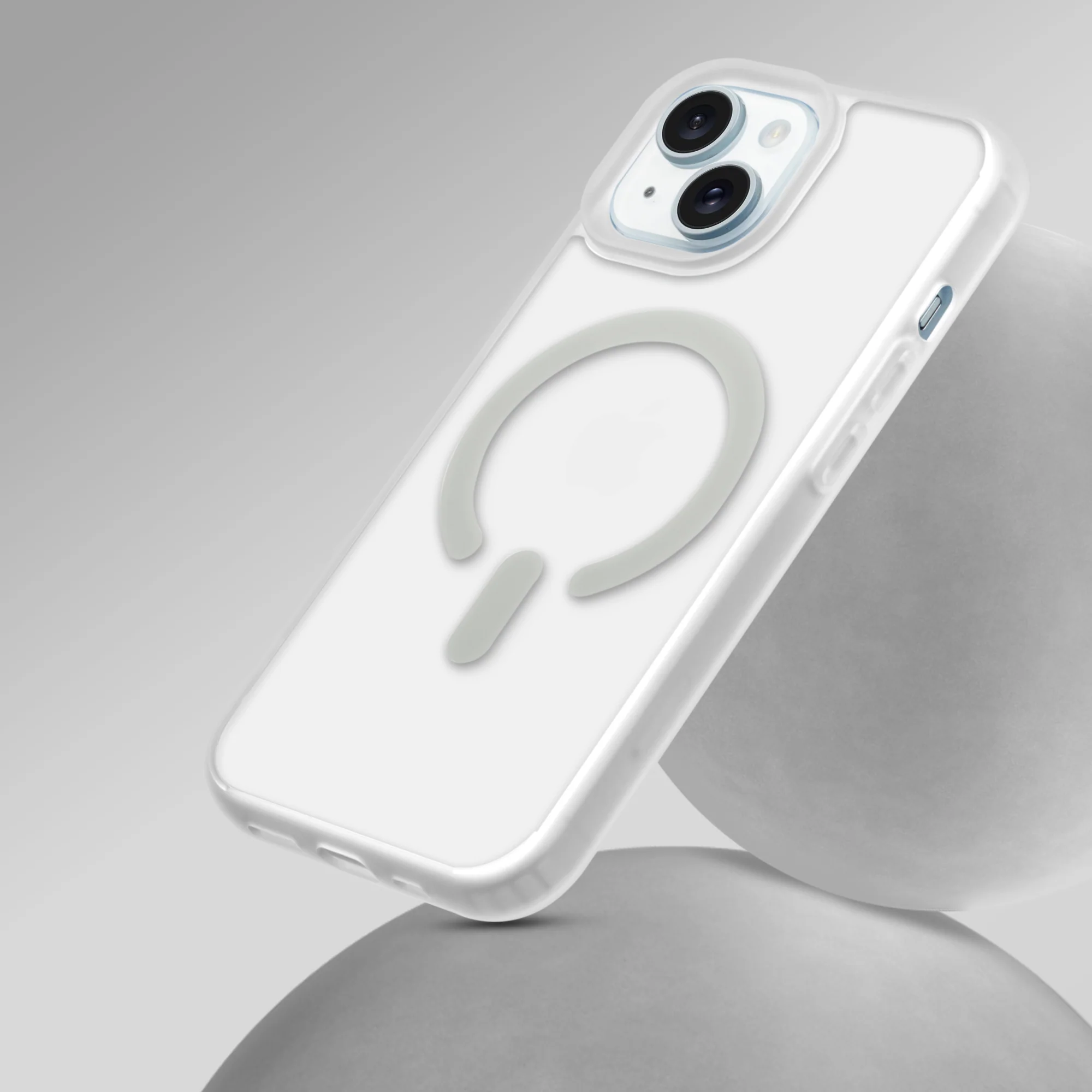 Slim Matte Finish Back With Wireless Charging Support-Compatible Cover for Apple iPhone 15 - Image 25