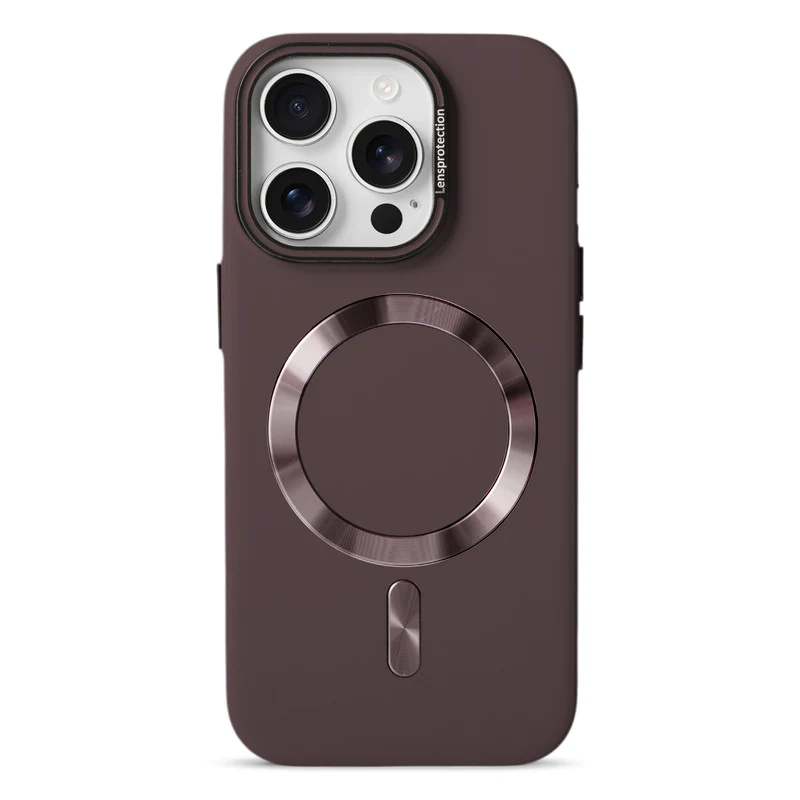 Smooth Silicone Finish Hard Back Wireless Charging Support Compatible Case for Apple iPhone 14 Pro Max With Camera Protection - Image 7
