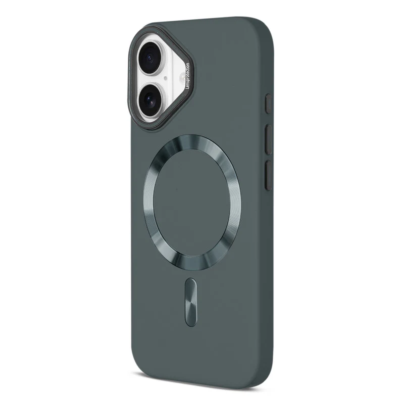 Smooth Silicone Finish Hard Back Wireless Charging Support Compatible Case for Apple iPhone 16 Plus With Camera Protection - Image 6