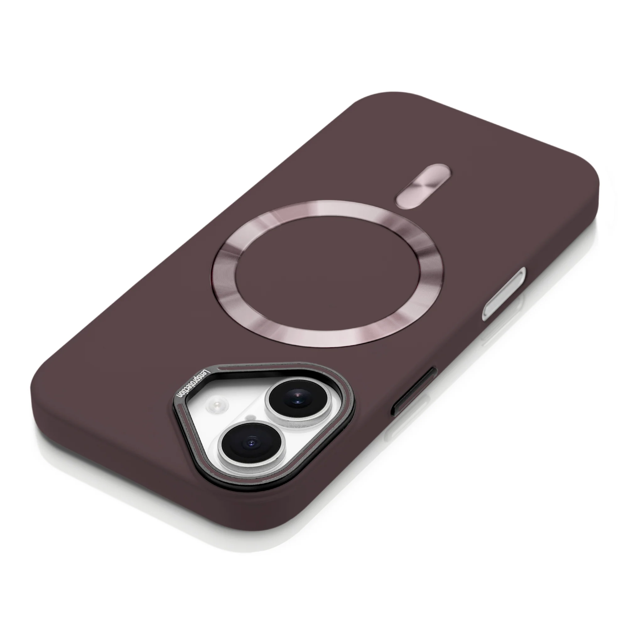 Smooth Silicone Finish Hard Back Wireless Charging Support Compatible Case for Apple iPhone 16 With Camera Protection - Image 11