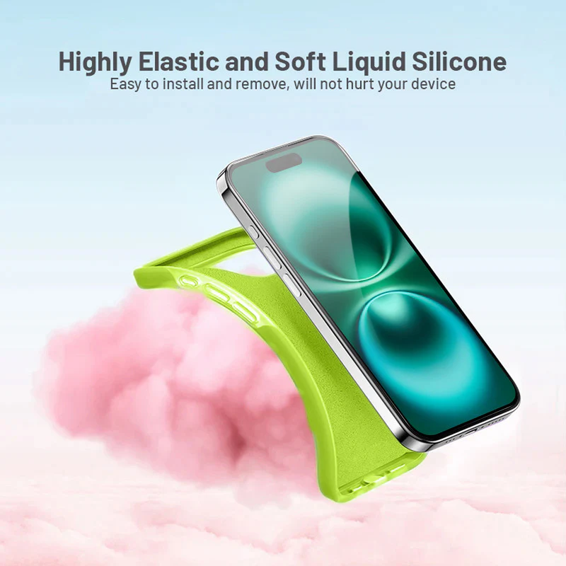 Smooth Touch Soft Silicone Back Case for Apple iPhone 16 Plus with Camera Protection for a Sleek and Stylish Look - Image 7