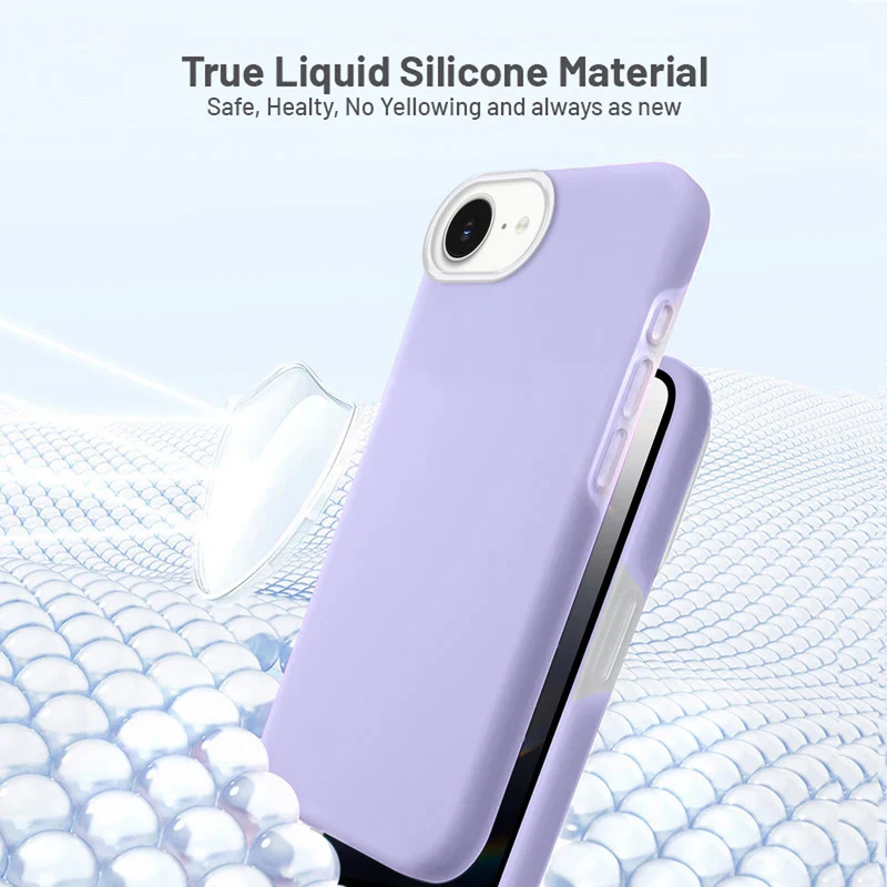 Smooth Touch Soft Silicone Back Case for Apple iPhone 16e with Camera Protection for a Sleek and Stylish Look - Image 10