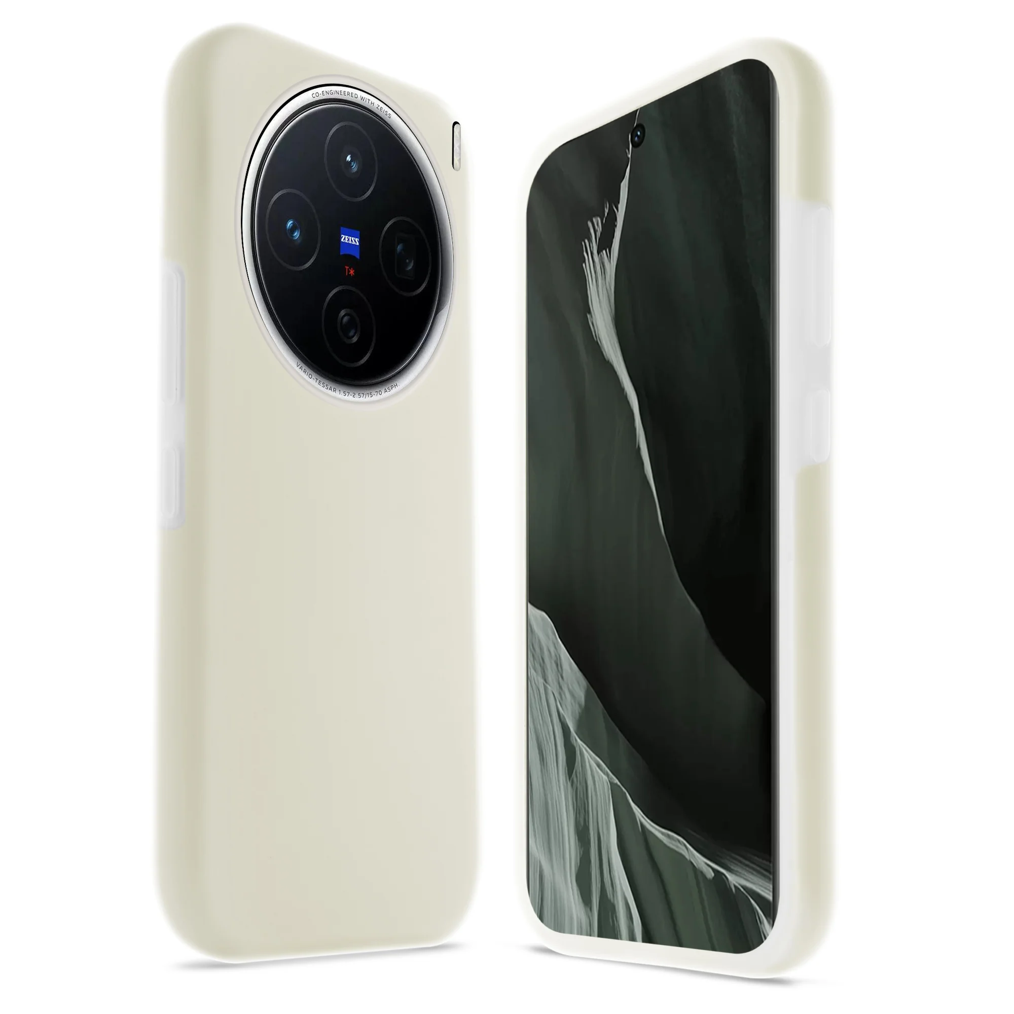 Smooth Touch Soft Silicone Back Case for Vivo X200 5G with Camera Protection for a Sleek and Stylish Look