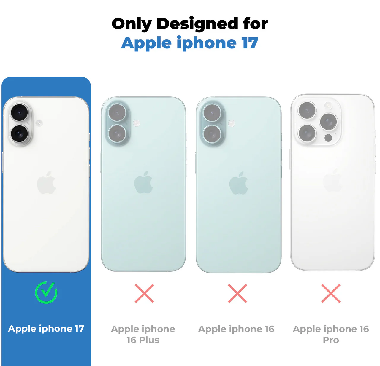 Soft Frame Clear Case For Apple iPhone 17 - Image 2
