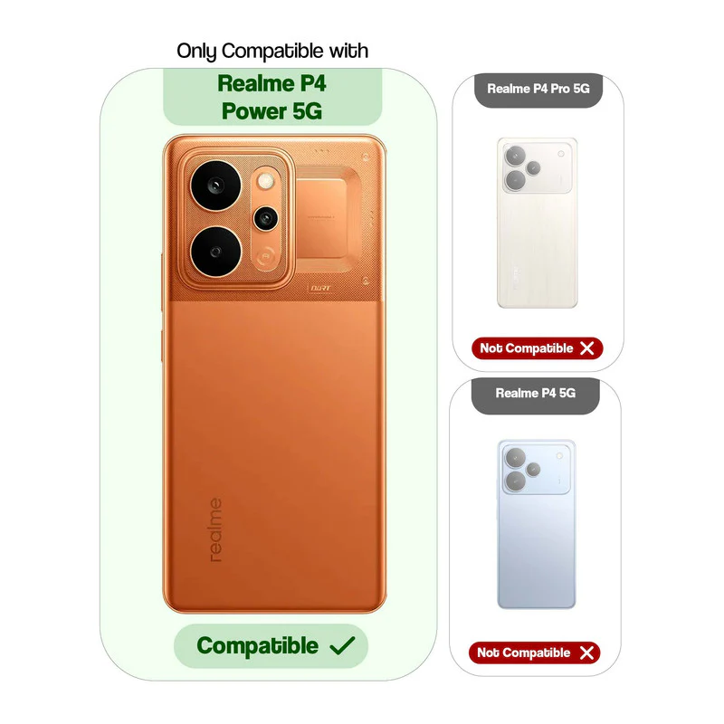 Soft Frame Clear Case For Realme P4 Power 5G - Image 2