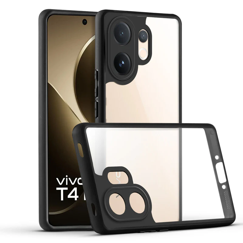 Soft Frame Clear Case For Vivo T4 Pro 5G - Image 3