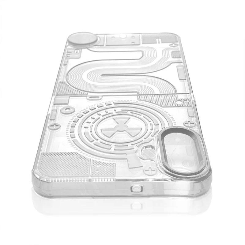 Soft Silicon Back Design With  Clear Silver Ring Camera Protection Back Cover for CMF By Nothing Phone 1 - Image 5