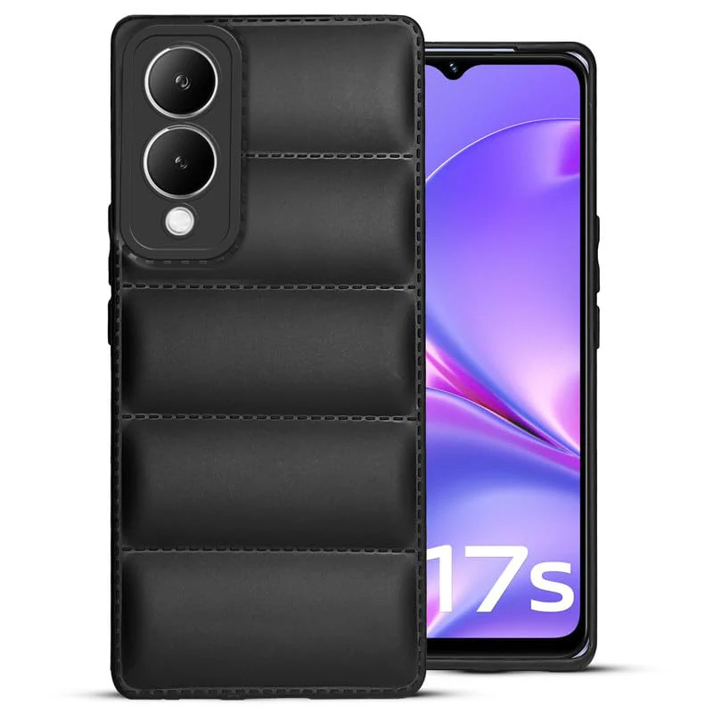 Soft Silicone 3D Puffer Pattern Case for Vivo Y17s - Image 5