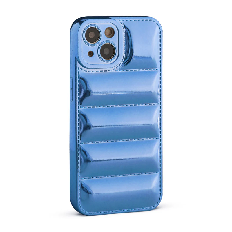 Soft Silicone 3D Shiny Puffer Pattern Case for Apple iPhone 14 - Image 9