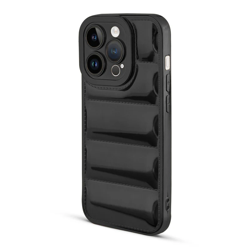 Soft Silicone 3D Shiny Puffer Pattern Case for Apple iPhone 14 Pro - Image 7
