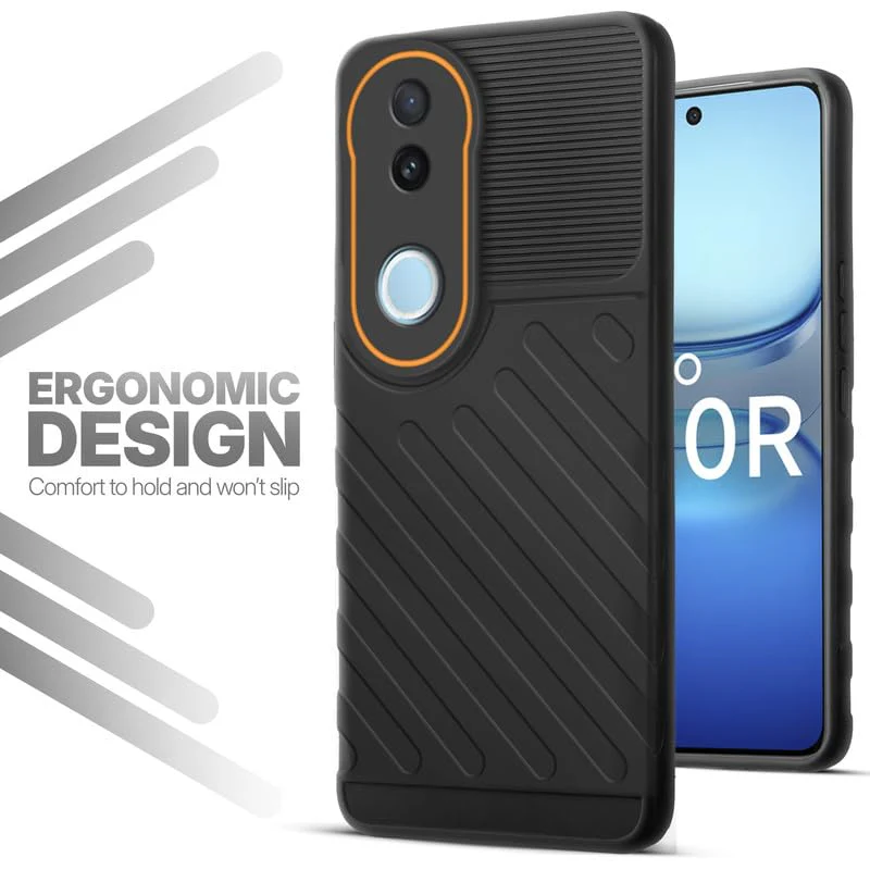 Soft Silicone Back Cover with Dual Pattern Design for iQOO Z10R 5G - Image 25