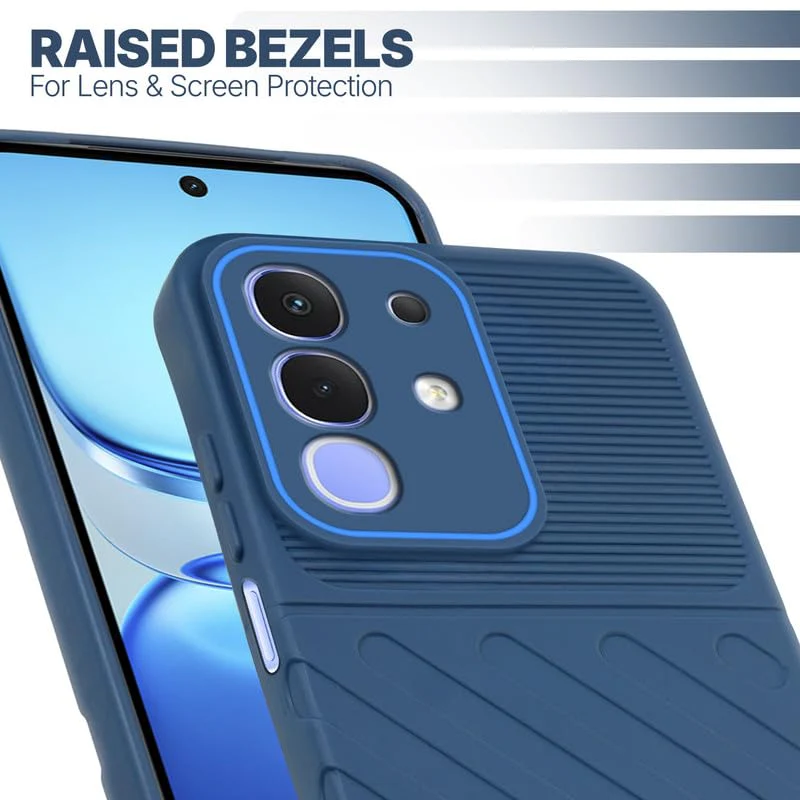 Soft Silicone Back Cover with Dual Pattern Design for iQOO Z10x 5G - Image 15