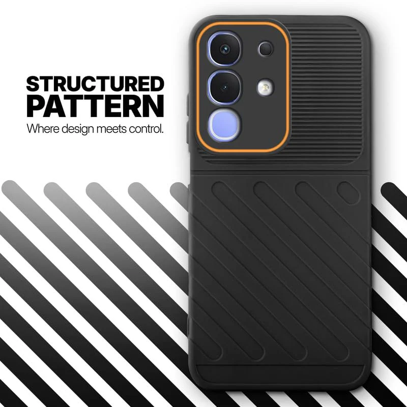 Soft Silicone Back Cover with Dual Pattern Design for iQOO Z10x 5G - Image 29