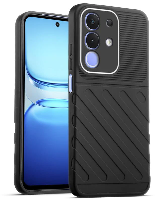 Soft Silicone Back Cover with Dual Pattern Design for iQOO Z10x 5G - Image 32