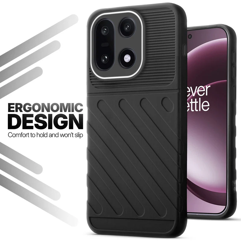 Soft Silicone Back Cover with Dual Pattern Design for OnePlus 15 5G - Image 31