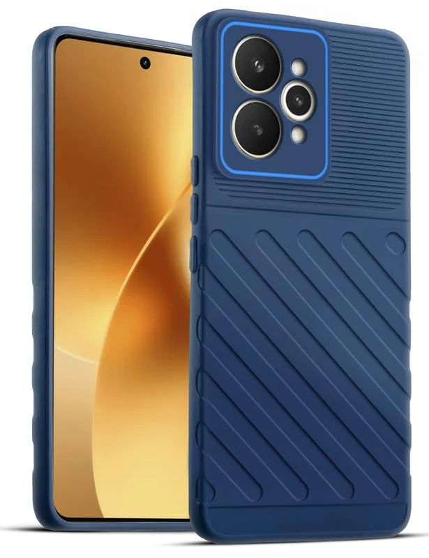 Soft Silicone Back Cover with Dual Pattern Design for Realme 15 5G - Image 14
