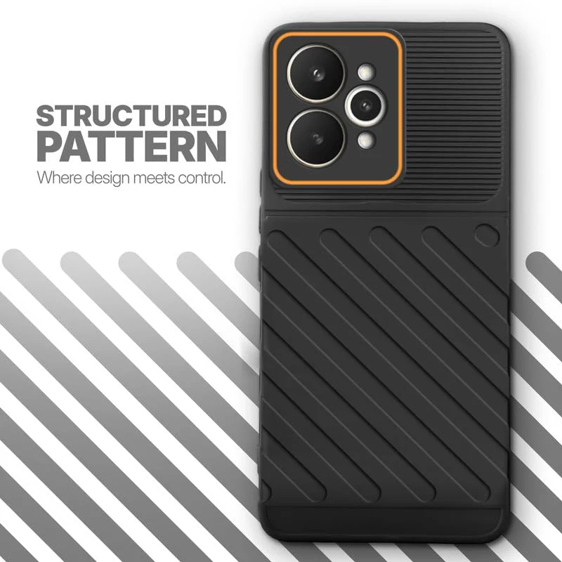 Soft Silicone Back Cover with Dual Pattern Design for Realme 15 5G - Image 29